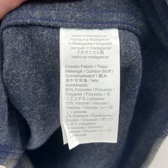 J. Crew Men's Seaboard soft-knit shirt in plaid - Black/Gray - Medium - NWT - Picture 4 of 6